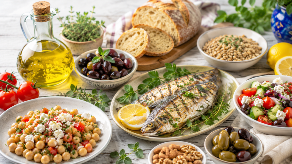 Mediterranean diet health benefits research
