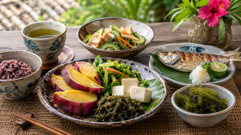 Okinawan diet longevity foods